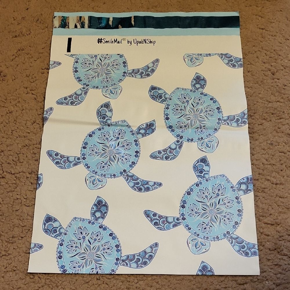 Turtle Print Mailer Bag